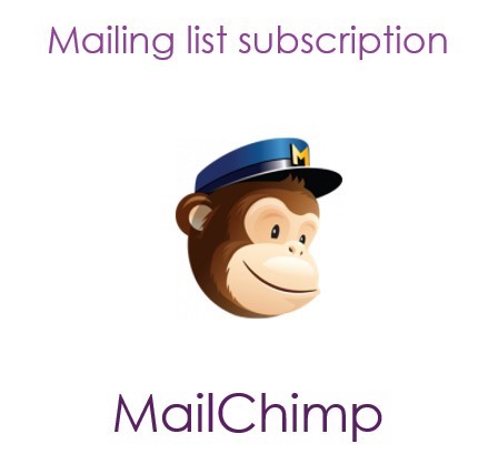 MailChimp mailing list subscription